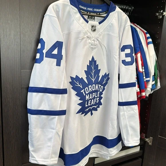 Toronto Maple Leafs Auston Matthews Fanatics White Away Premium